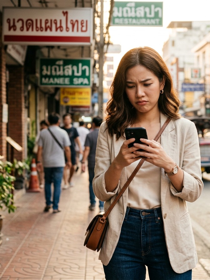ปัญหาค้นหาบน Google ไม่พบร้านค้า เมื่อไม่มีเว็บไซต์ร้านนวด